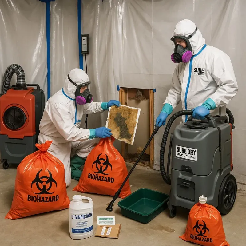 Contaminated Water Handling Protocols process in Hedwig Village, TX