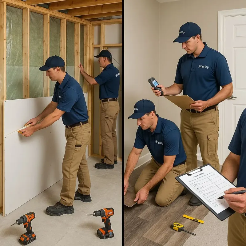 Repairs and Reconstruction process in Hedwig Village, TX
