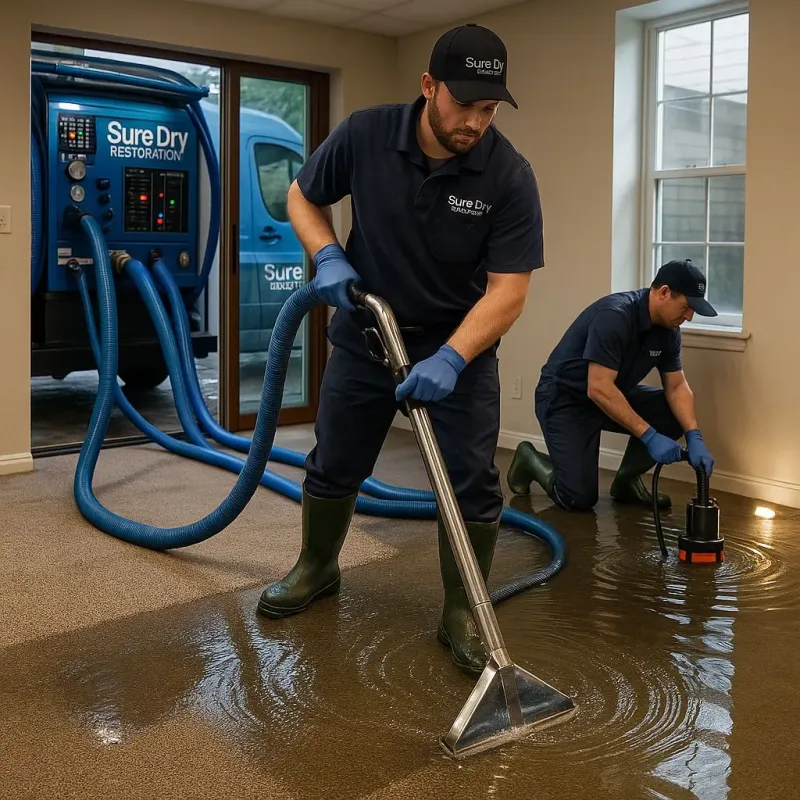 Water Extraction and Removal process in Hedwig Village, TX
